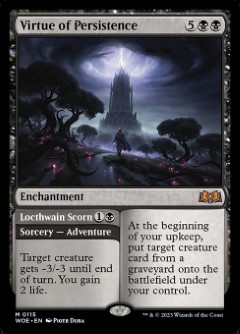 Virtue of Persistence // Locthwain Scorn Wilds of Eldraine